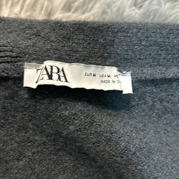 Zara Button down cardigan, charcoal - Picture 2 of 2